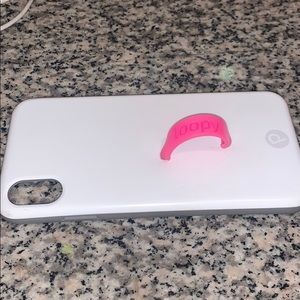 WHITE LOOPY CASE for iPhone xsMAX